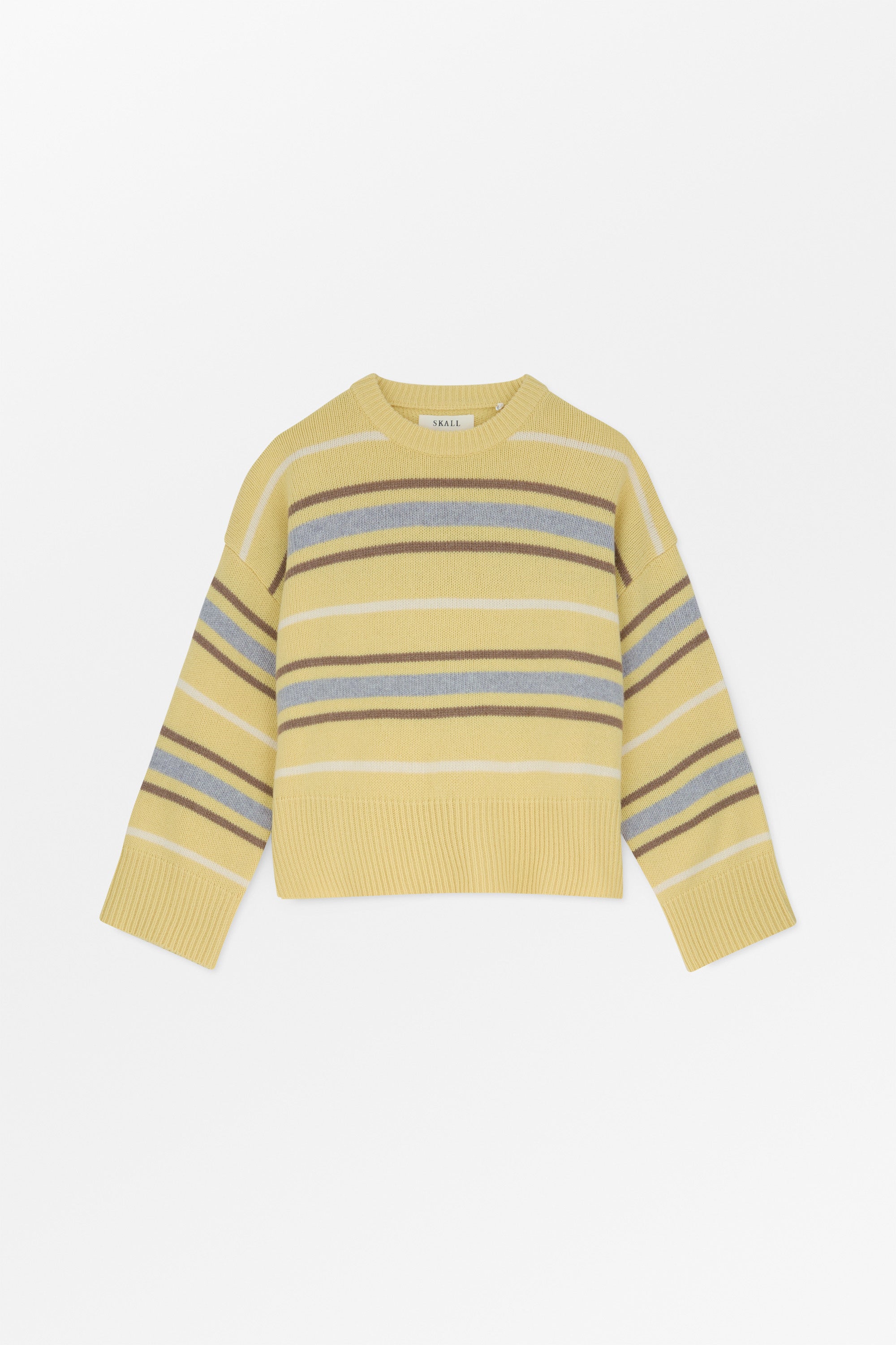 Skall Studio Cannes Jumper Jumper Yellow/Grey stripe